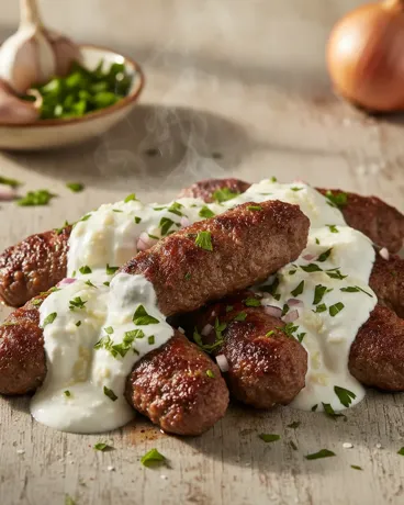 Köfte mit Joghurt