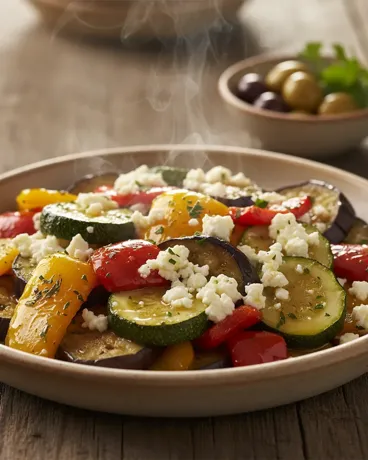 Ofengemüse mit Feta