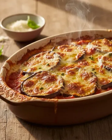 Auberginen-Parmesan